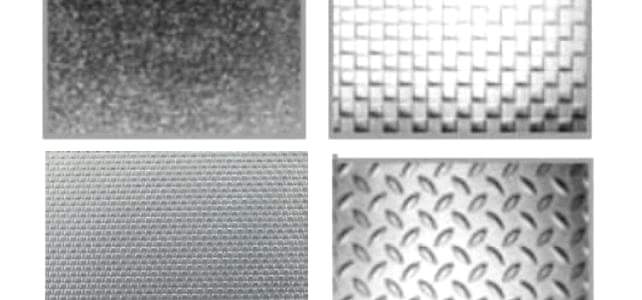 Desenli Paslanmaz Sac Nokta Kare Deri