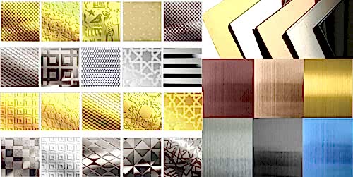 dekoratif paslanmaz sac