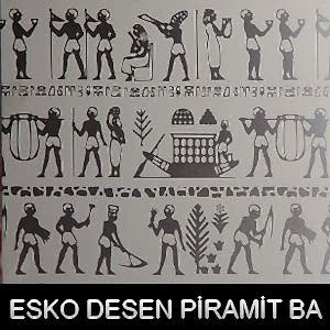 Paslanmaz Piramit Gümüş Desenli Sac