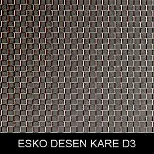 Paslanmaz Kare Desenli Sac D3