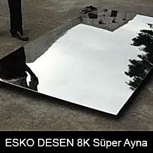 Paslanmaz Sac 8k Süper Ayna Sac