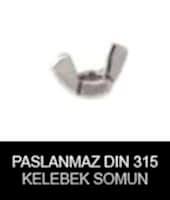 paslanmaz dın 315 kelebek somun