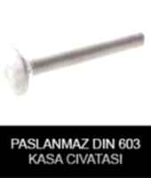 paslanmaz din 603 kasa cıvatası
