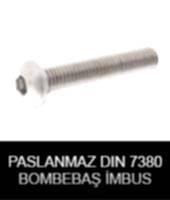 paslanmazpaslanmaz dın 7380 bombe baş imbus cıvata-din- bombebas imbus civata