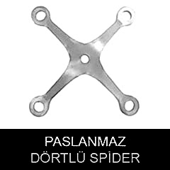 paslanmaz dörtlü spider