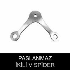 paslanmaz ikili V spider
