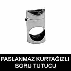 paslanmaz kurt ağızlı boru tutucu