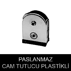 paslanmaz pilastikli cam tutucu