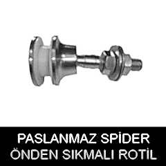 paslanmaz rotil önden sıkmalı