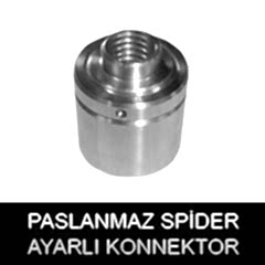 paslanmaz spider ayarlı konnektör